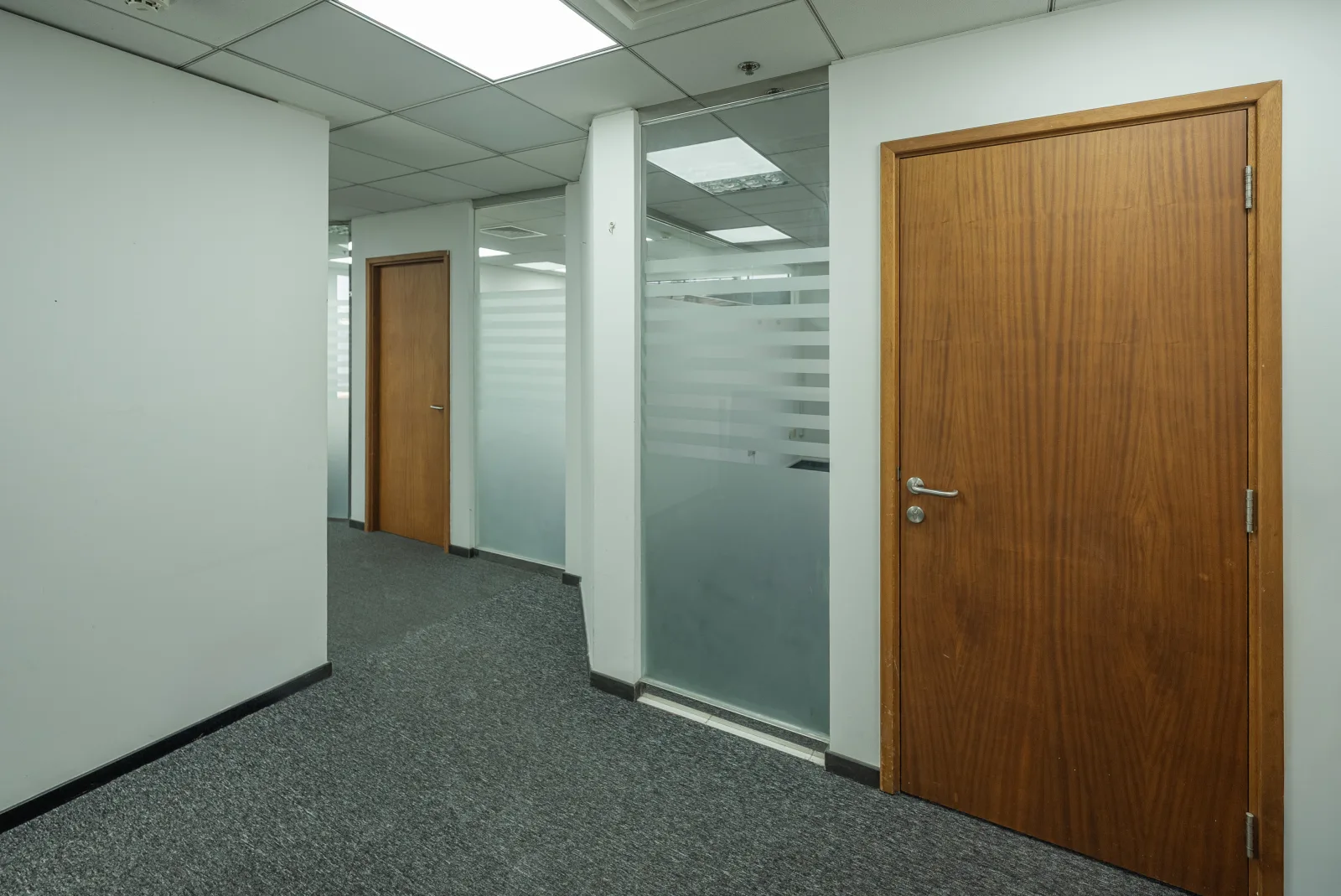 Fitted Office with Glass Partition | Carpeted — 2