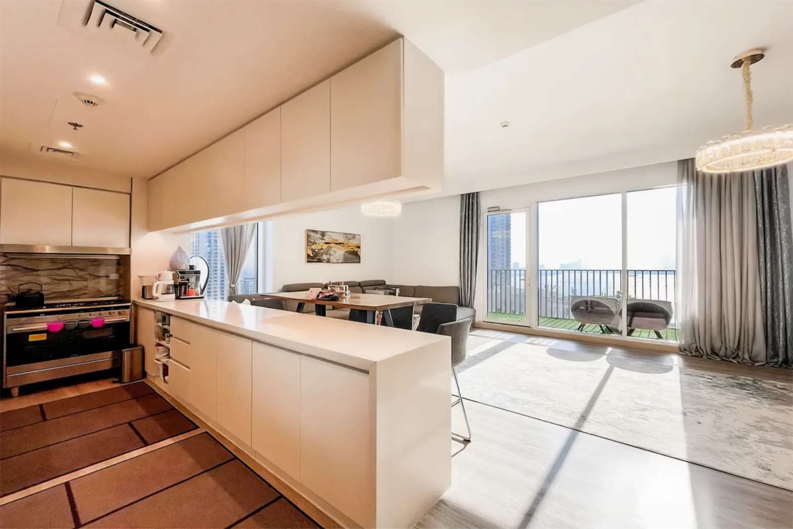 Fully Furnished 3 Bedroom + Maid | Creek View — 4