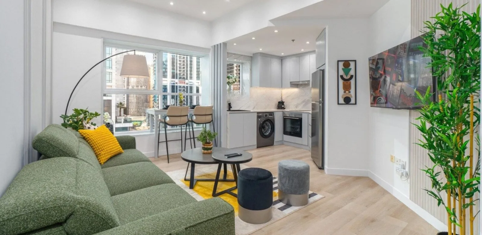 MID FLOOR | FULLY FURNISHED | NEAR METRO | READY — 2