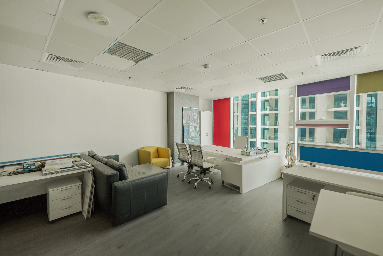 Fitted, Furnished Office Space | High Floor — 4