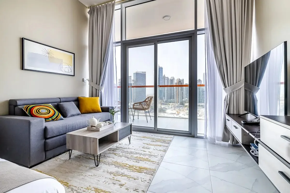 Canal View, Furnished Studio, Millennium Binghatti