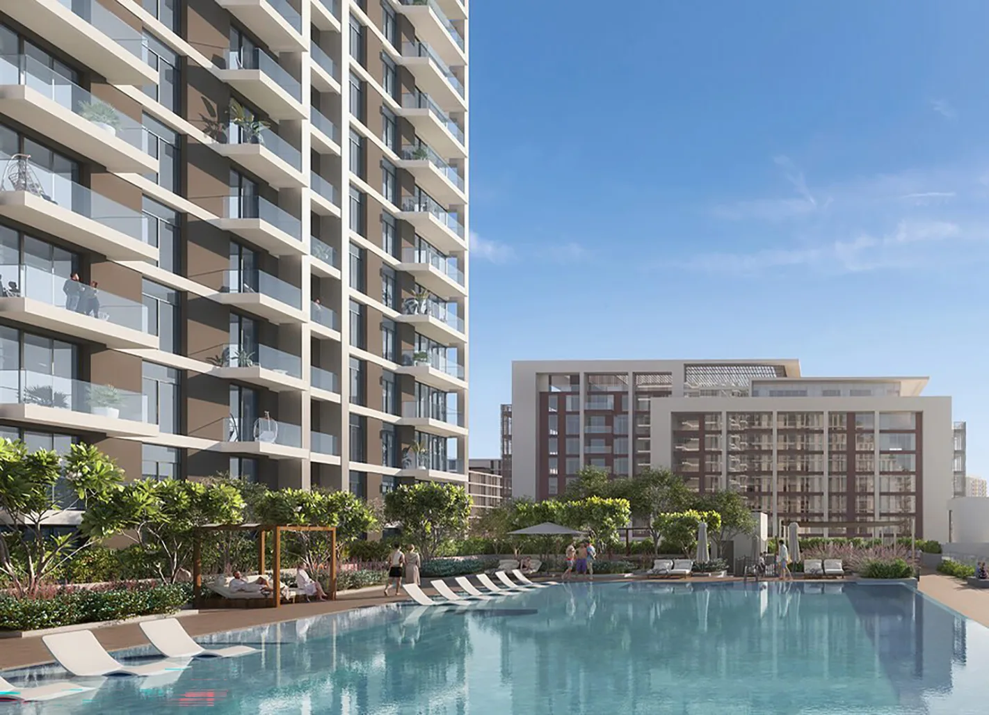 Modern 1BR, High Floor, Burj and Golf Course View