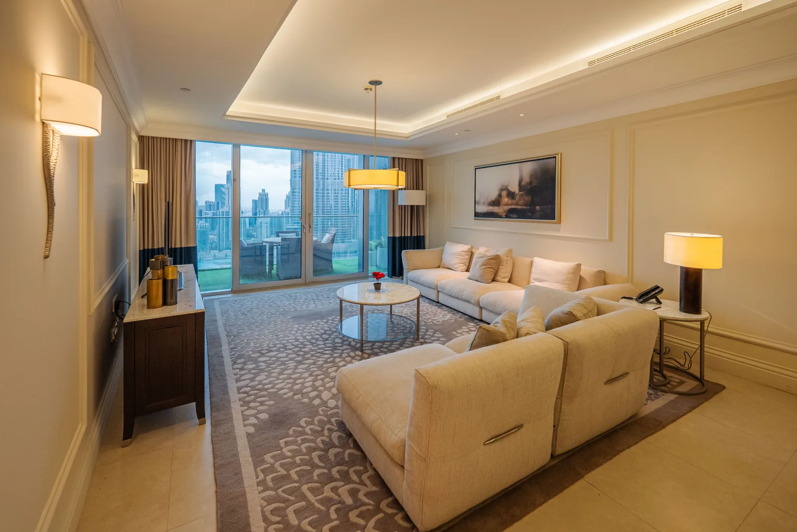 Burj Khalifa View, Two Balconies, Fully Furnished — 2