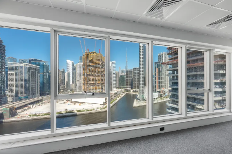 Burj Khalifa and Canal View | Raised Flooring