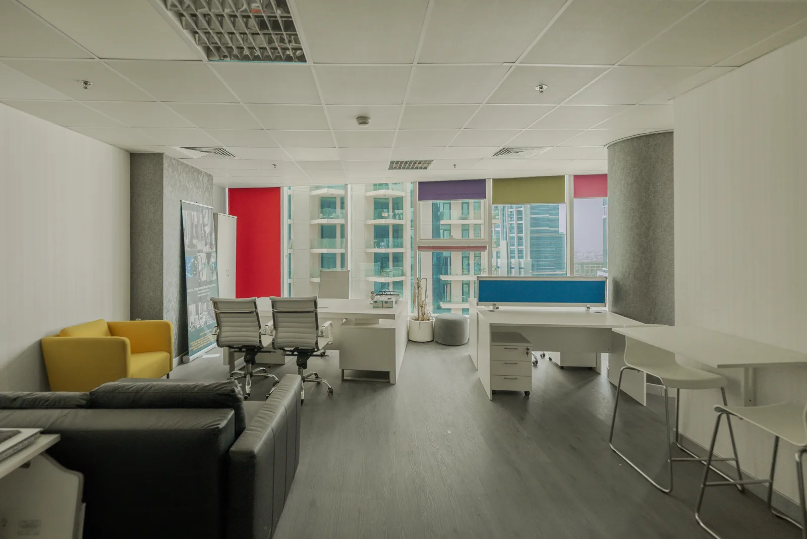 Fitted, Furnished Office Space | High Floor — 3