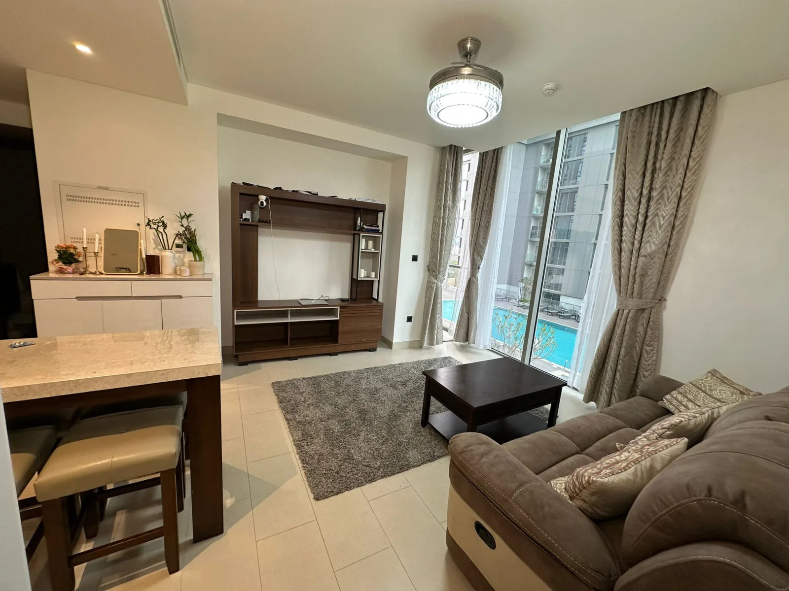 Community View | Semi-Furnished | Vacant on May — 3