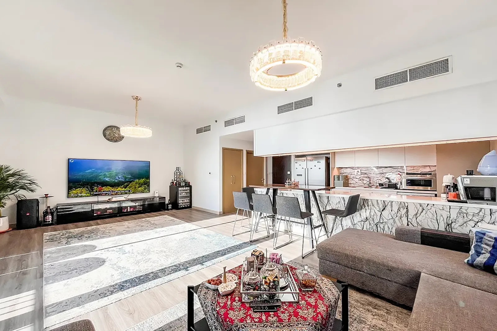 Fully Furnished 3 Bedroom + Maid | Creek View